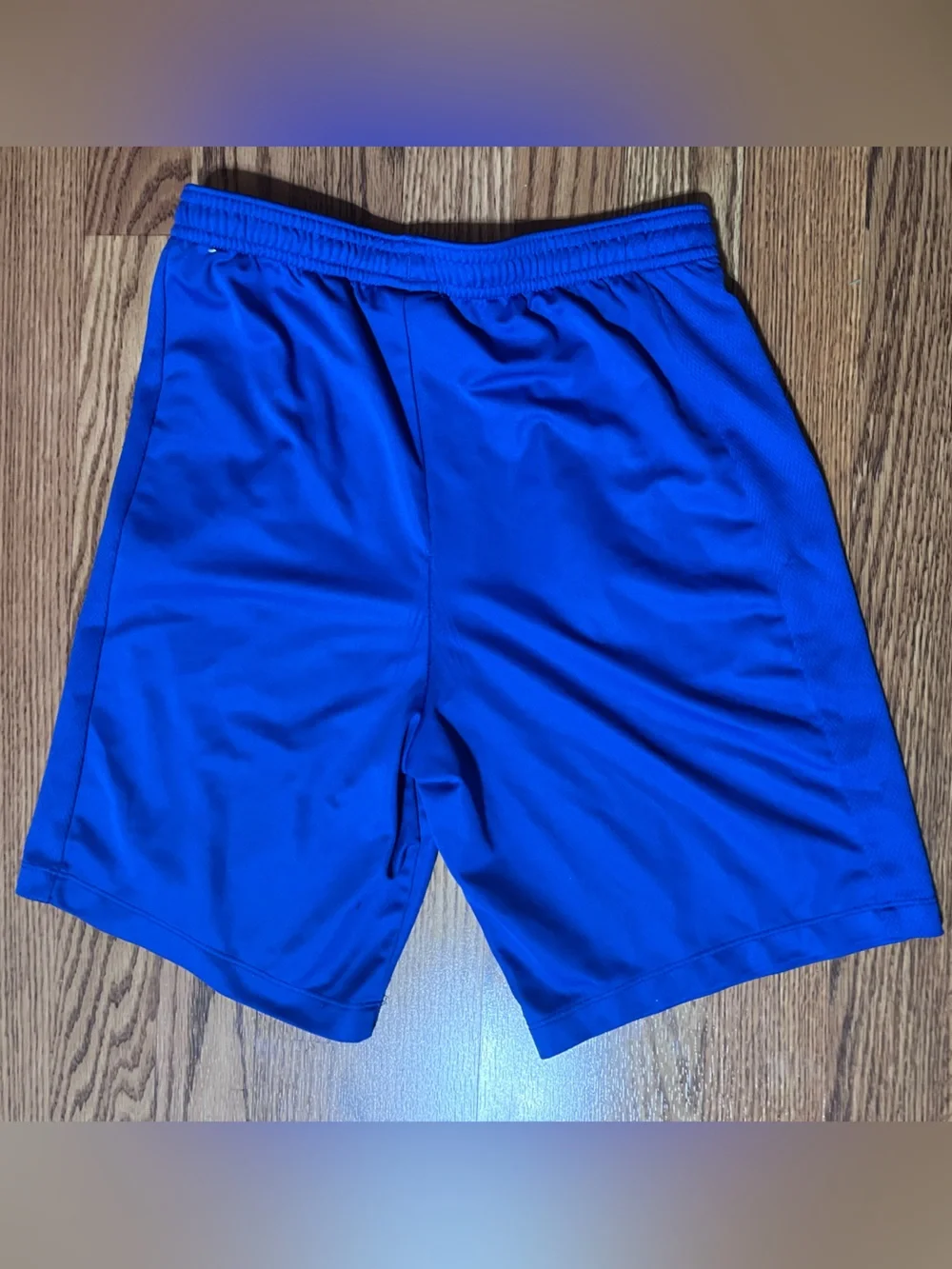 Boys Nike Dri-FIT Royal Blue Athletic Shorts